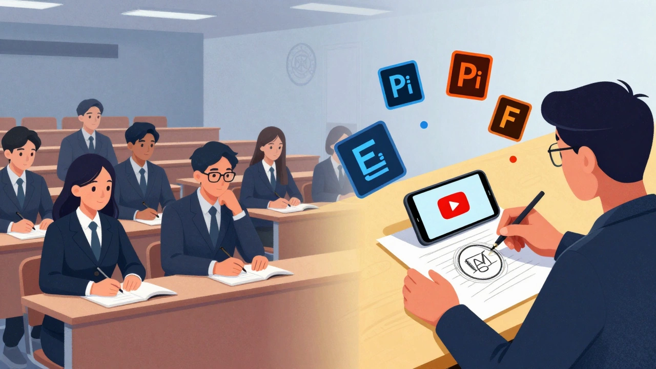 Сравнение университетского обучения и самостоятельного обучения дизайну через онлайн-курсы.