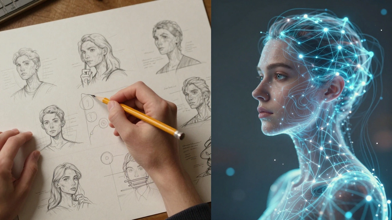 Концепт взаимодействия человека и нейросети в процессе дизайна